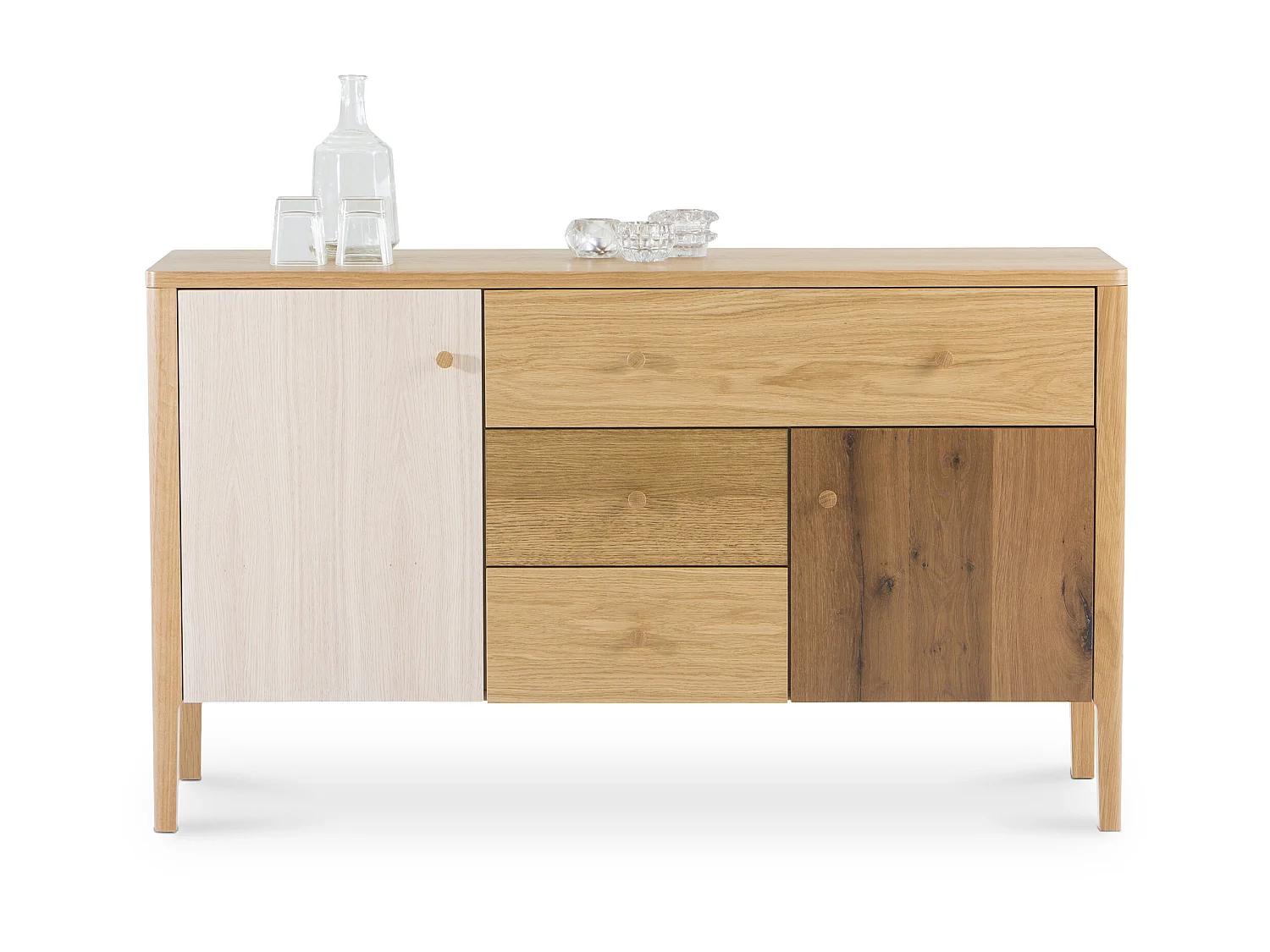Buffet en bois de style scandinave  Bois naturel