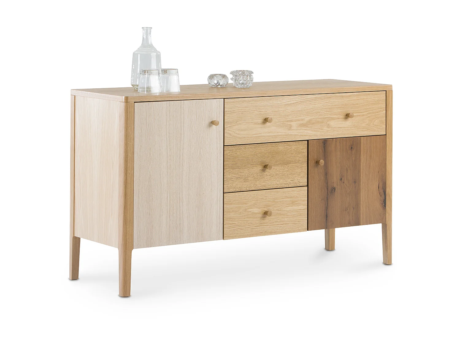 Buffet en bois de style scandinave  Bois naturel