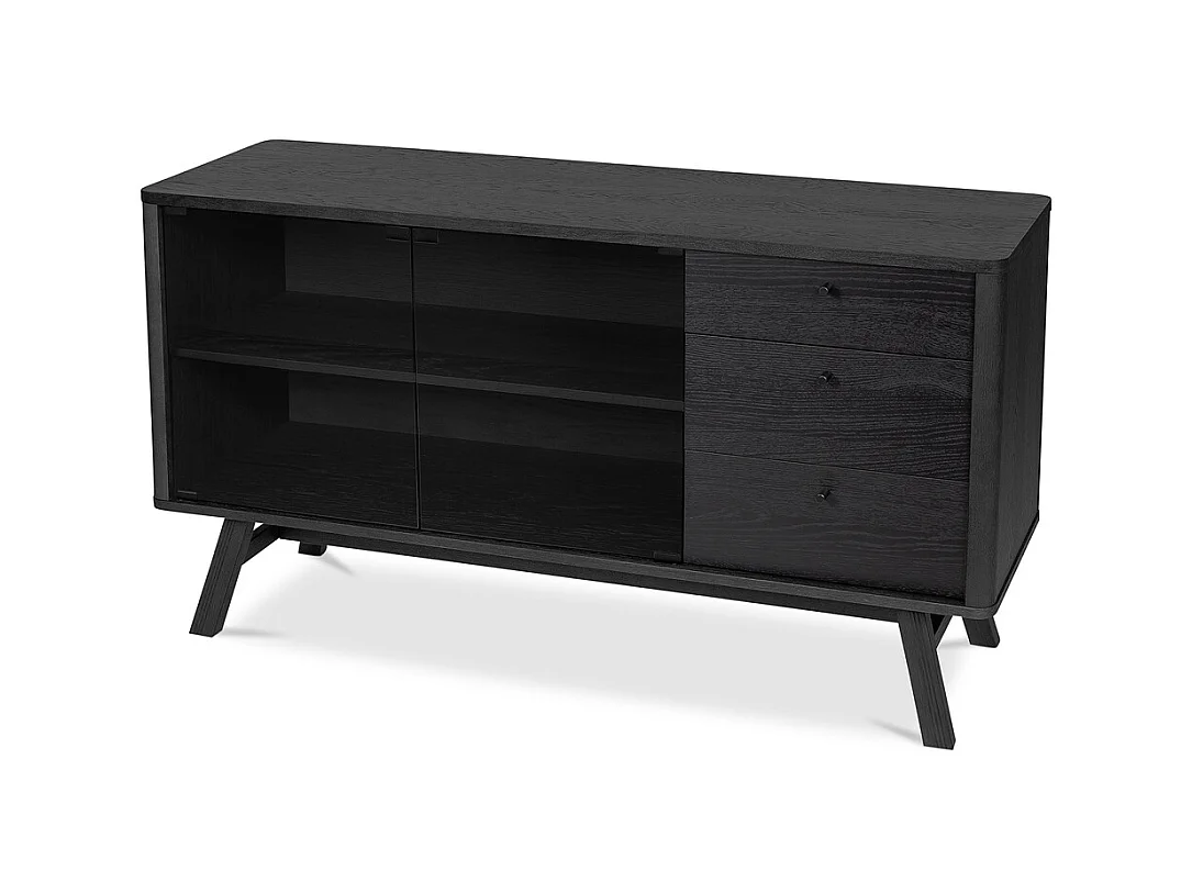 Buffet scandinave en bois - Nari Noir