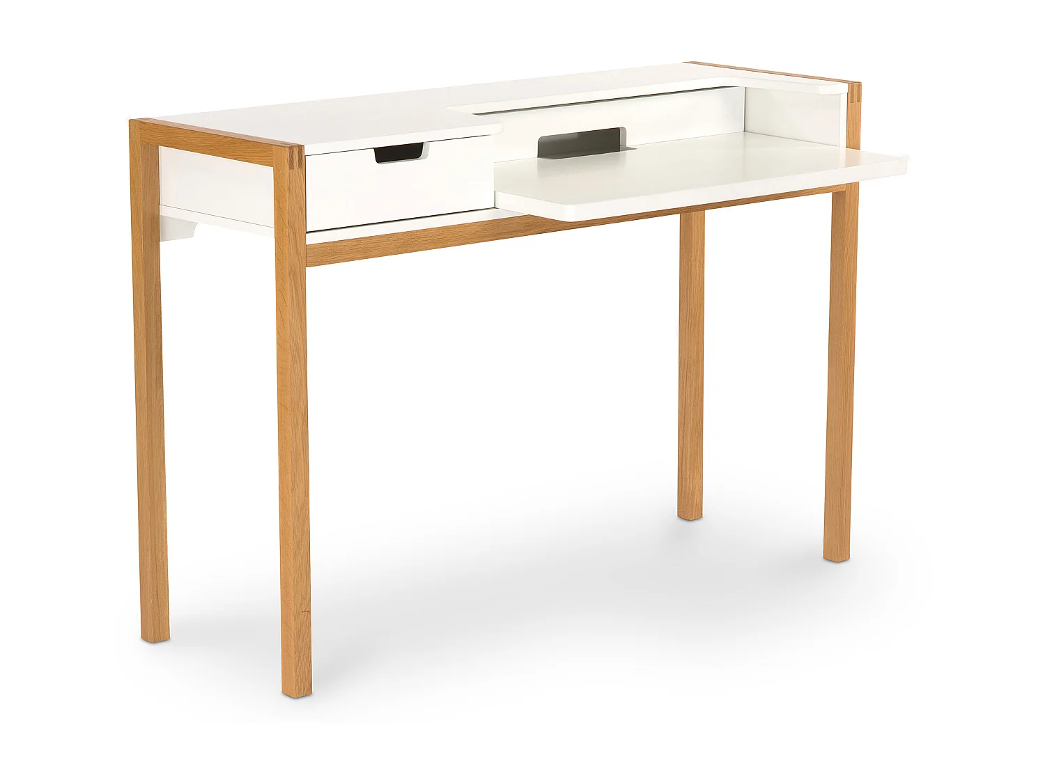 Scrivania di legno in stile scandinavo