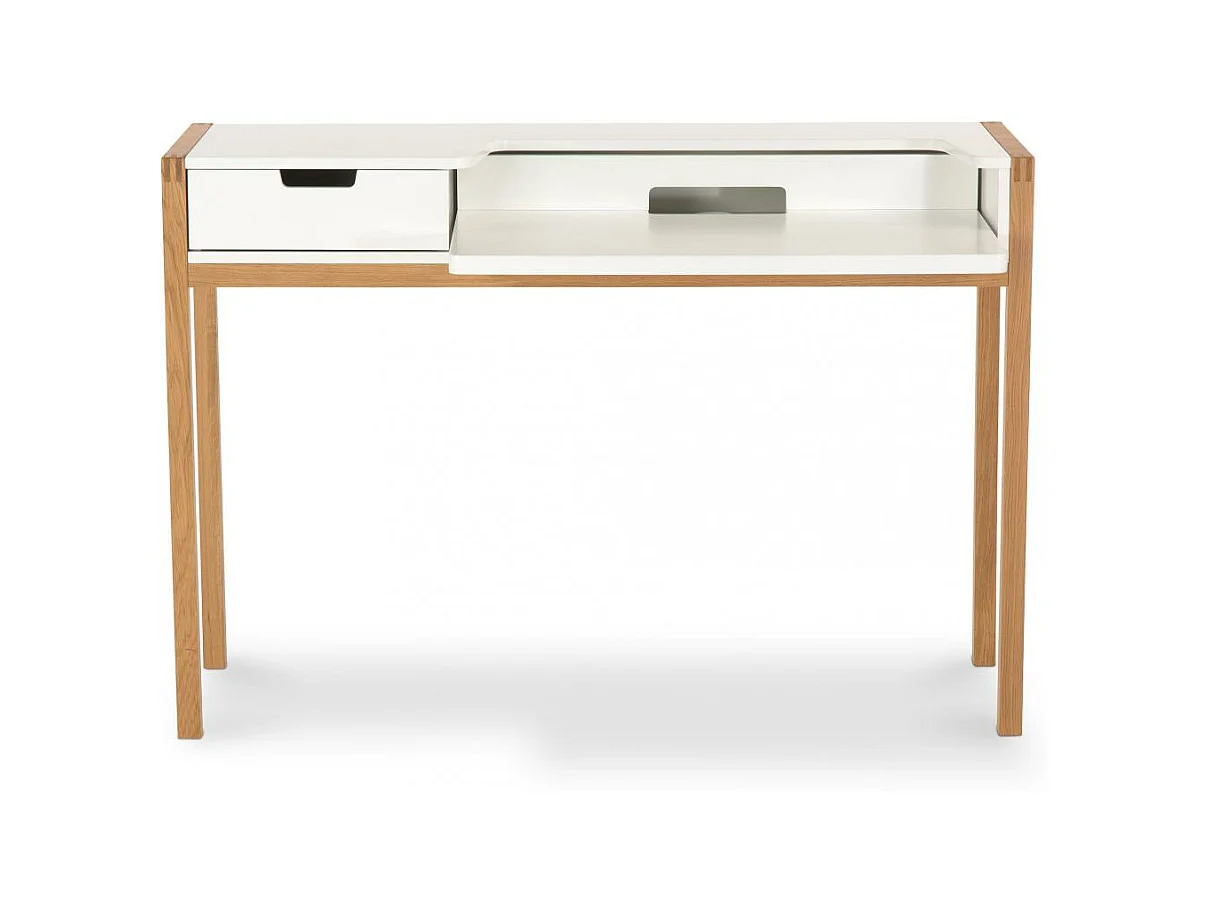 Bureau en bois style scandinave Blanc