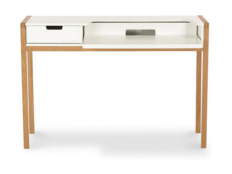 Bureau en bois style scandinave Blanc