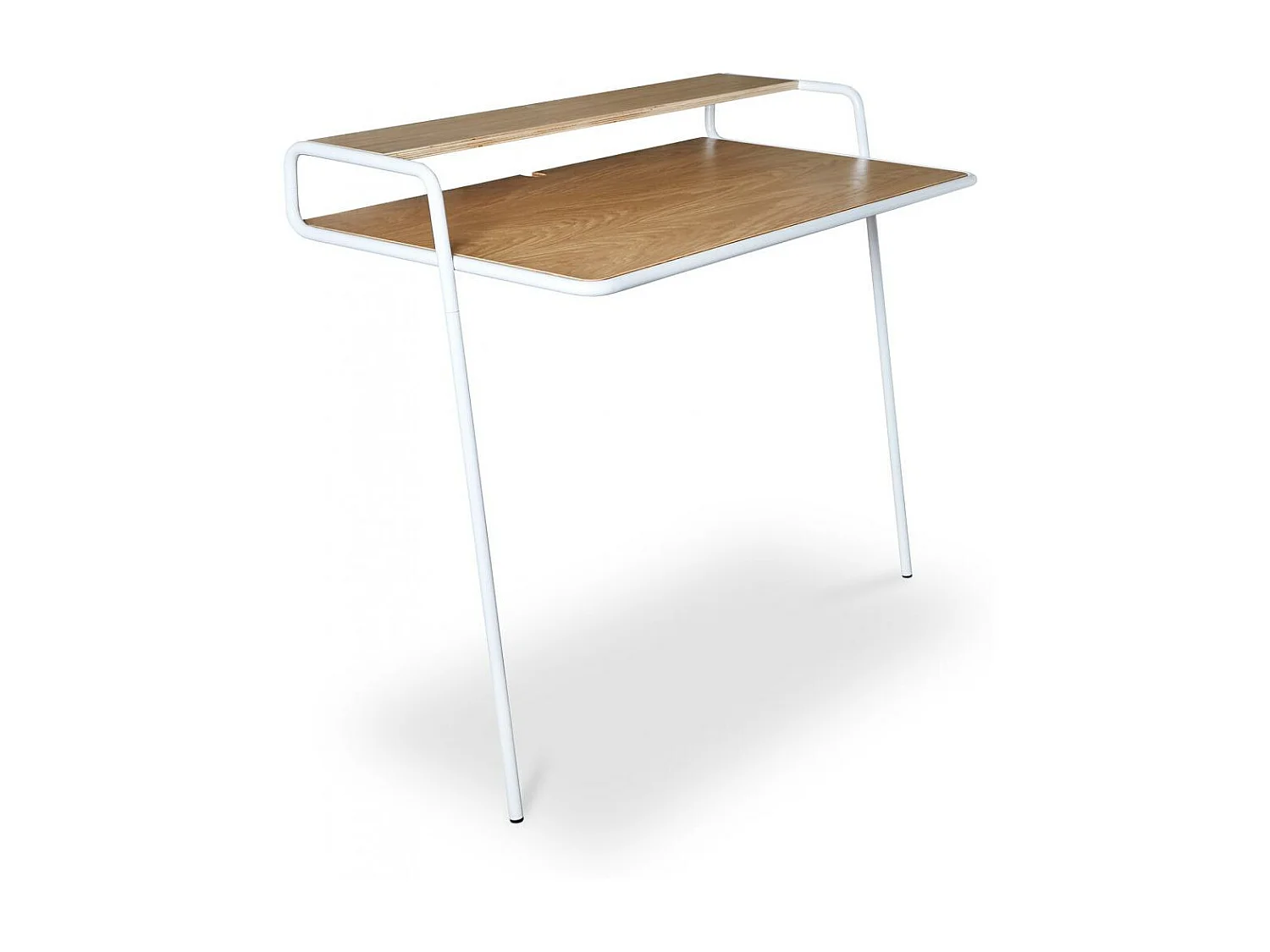 Tavolo reclinabile in legno e metallo in stile scandinavo