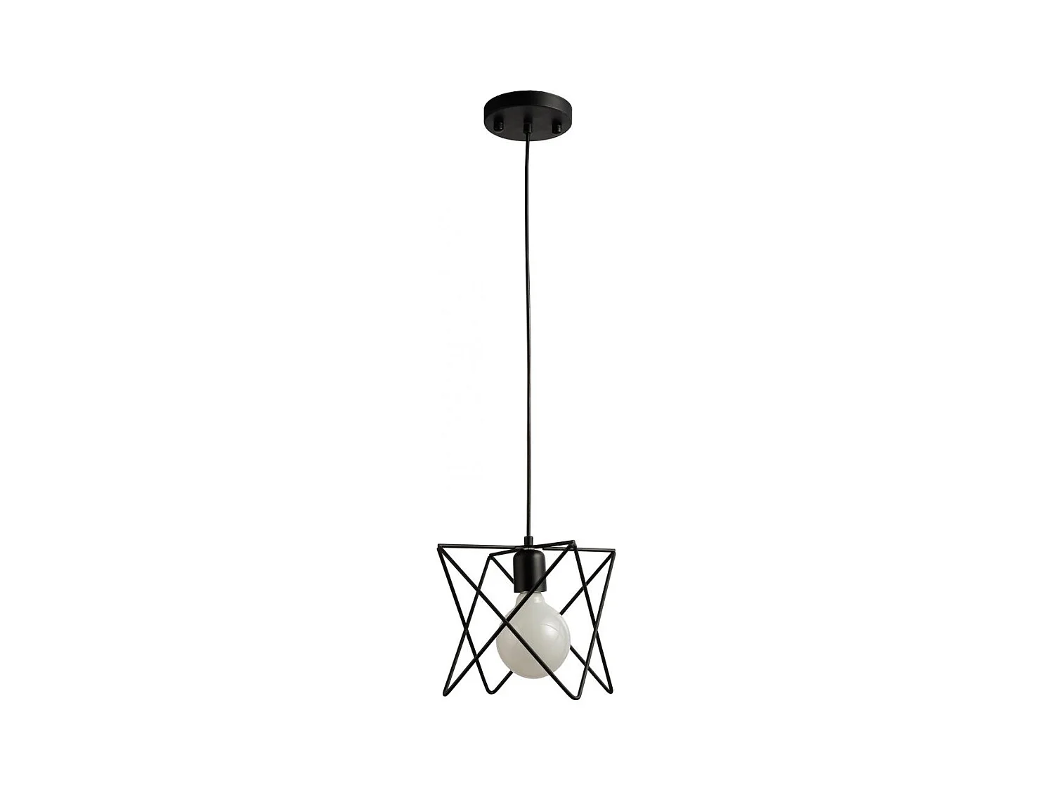 Lampe de plafond - Lampe suspendue design industriel - Bon Noir