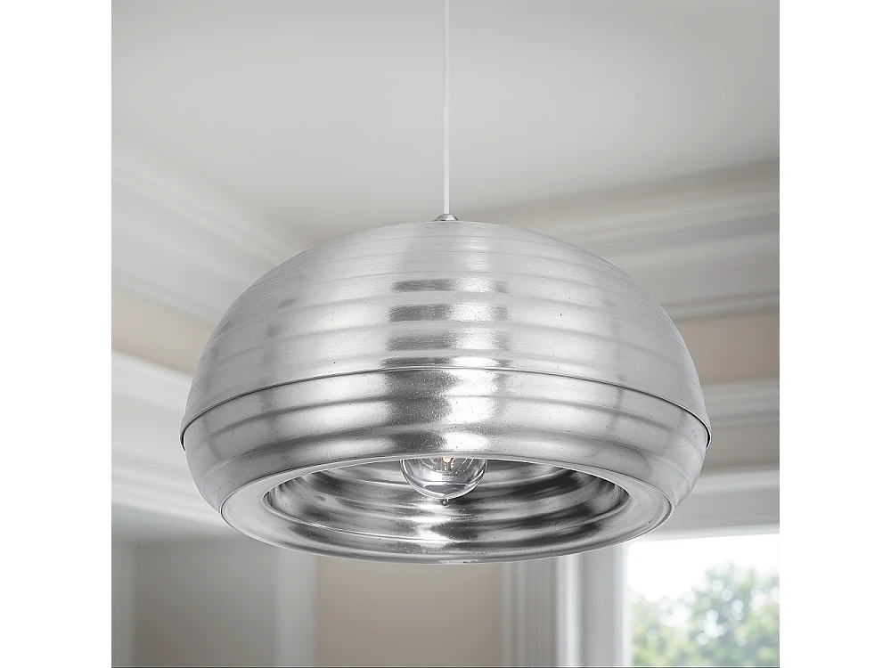 Lampada a Soffitto - Lampada a Sospensione Argentata - Spelunking