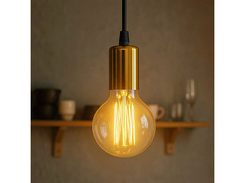 Lampe de plafond - Suspension design - Gunde Argenté