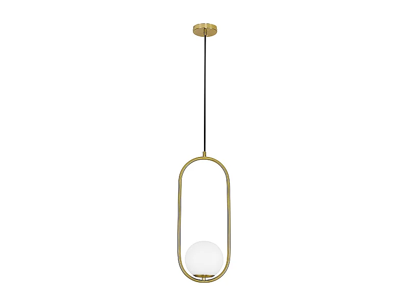 Lampe de plafond globe - Suspension dorée - Ruby Doré