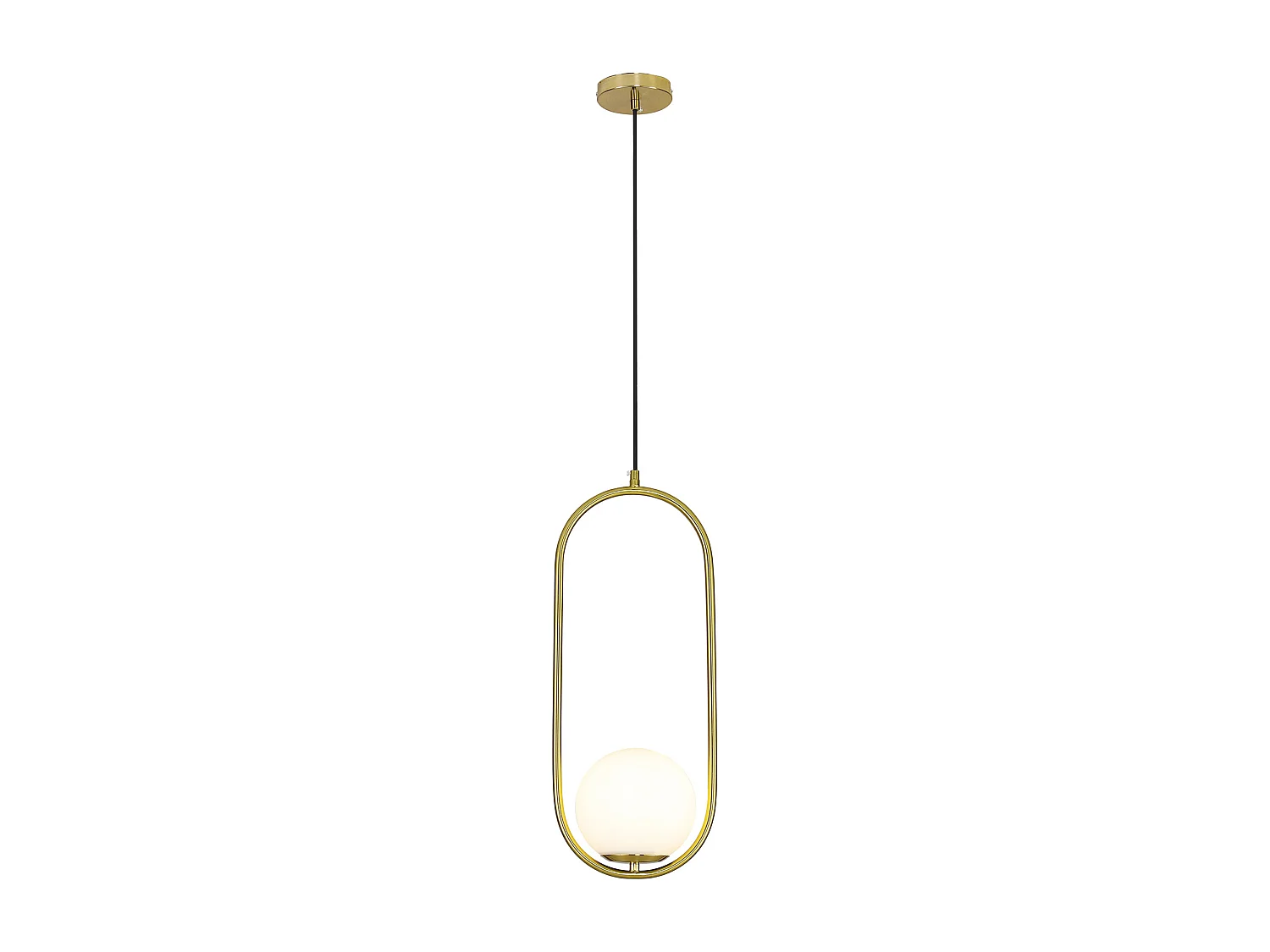 Lampe de plafond globe - Suspension dorée - Ruby Doré