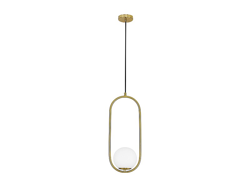 Lampe de plafond globe - Suspension dorée - Ruby Doré