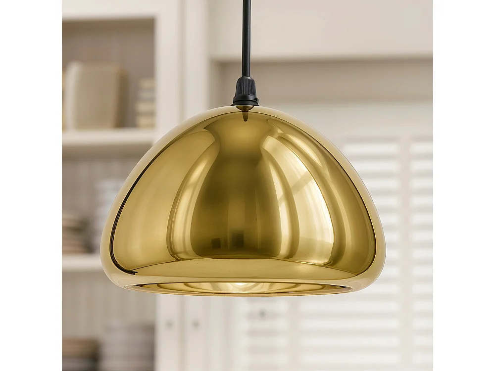 Designer-Deckenleuchte - Pendelleuchte aus verchromtem Metall - 18 cm - Nullify