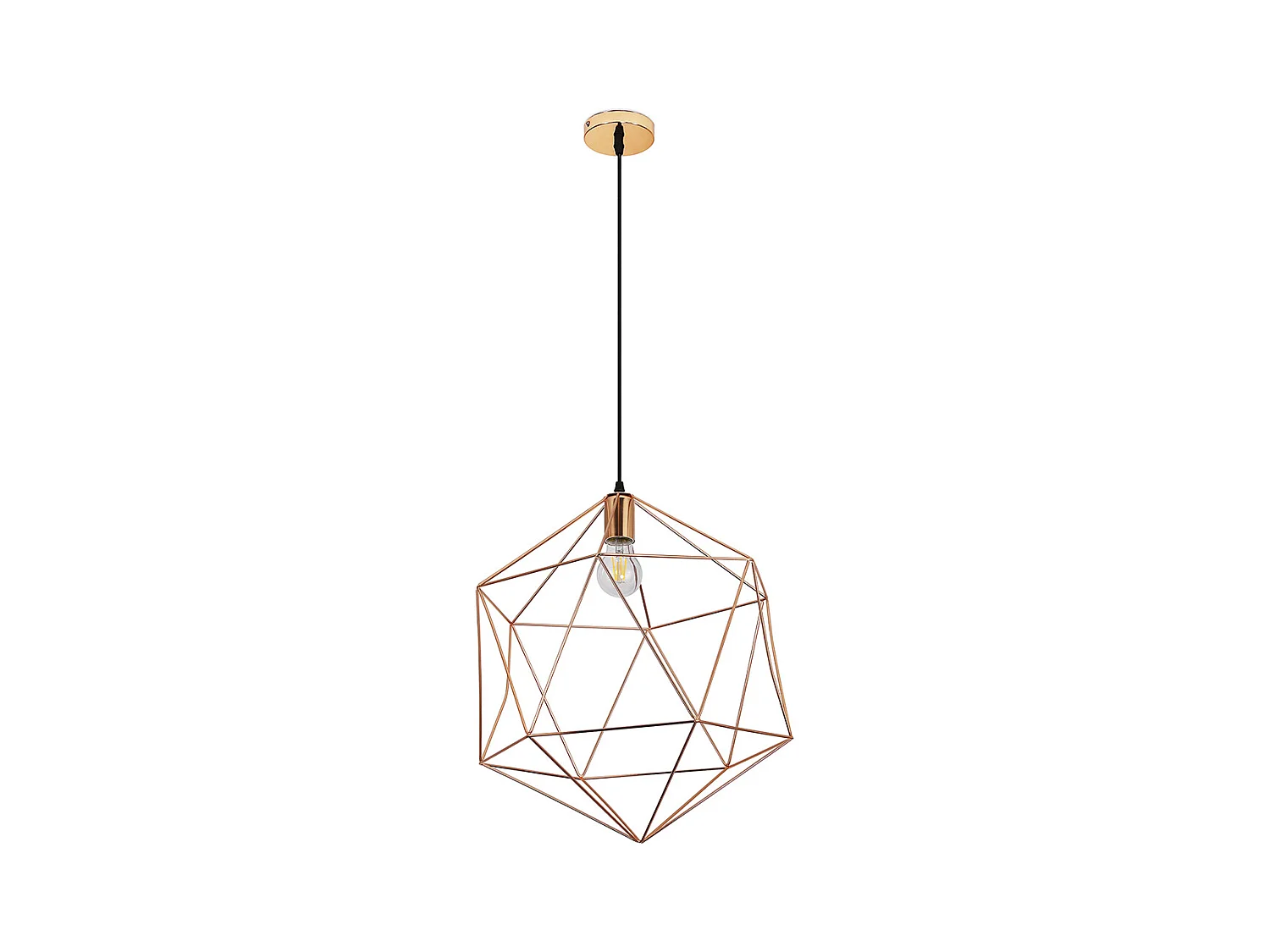Lampe de plafond - Lampe suspendue au design vintage - Lara Doré
