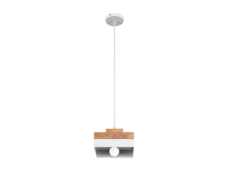 Lampe de plafond - Lampe suspendue de style scandinave - Edda Blanc