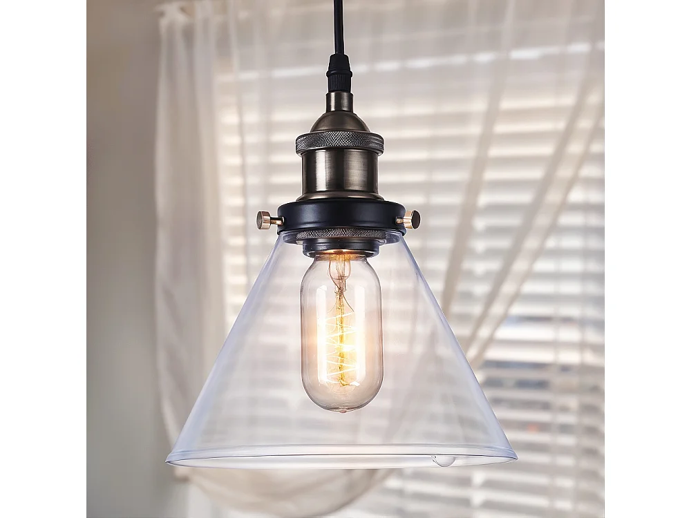 Lampe de plafond - Lampe suspendue au design industriel - Hannah Bronze