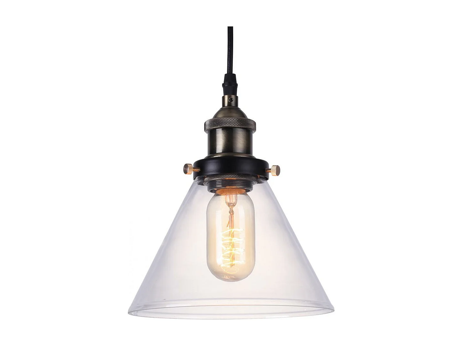 Lampe de plafond - Lampe suspendue au design industriel - Hannah Bronze