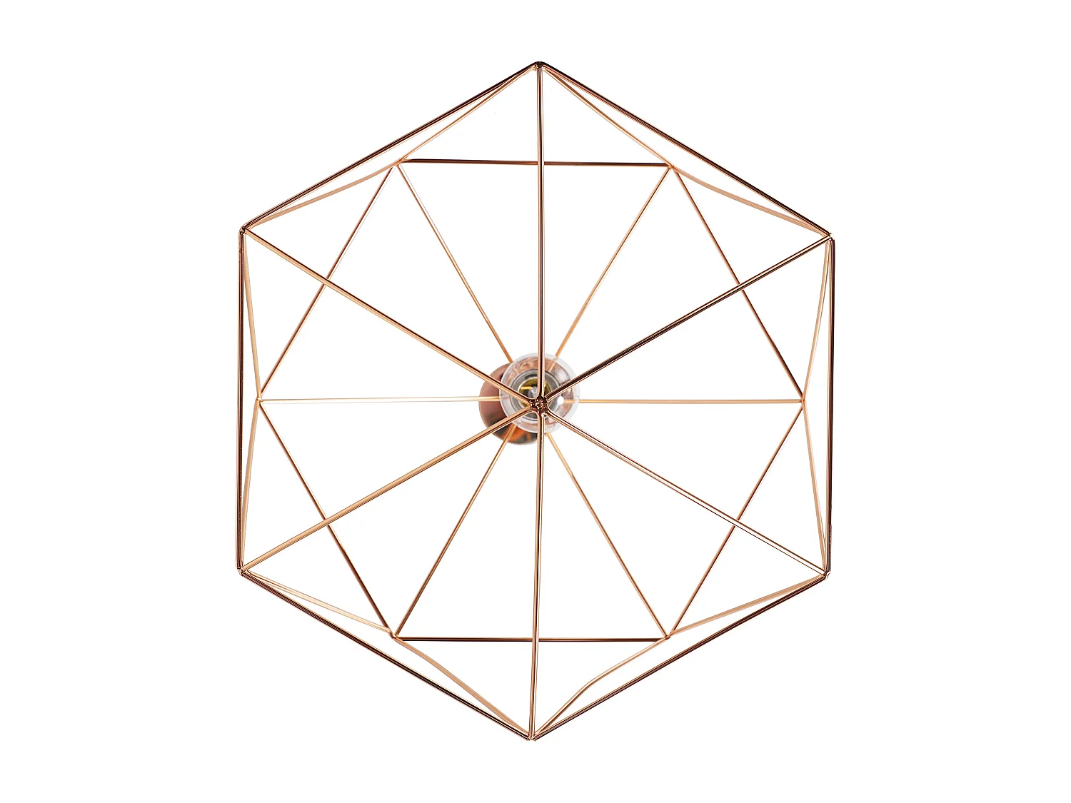 Lampe de plafond - Lampe suspendue au design vintage - Lara Rose Or