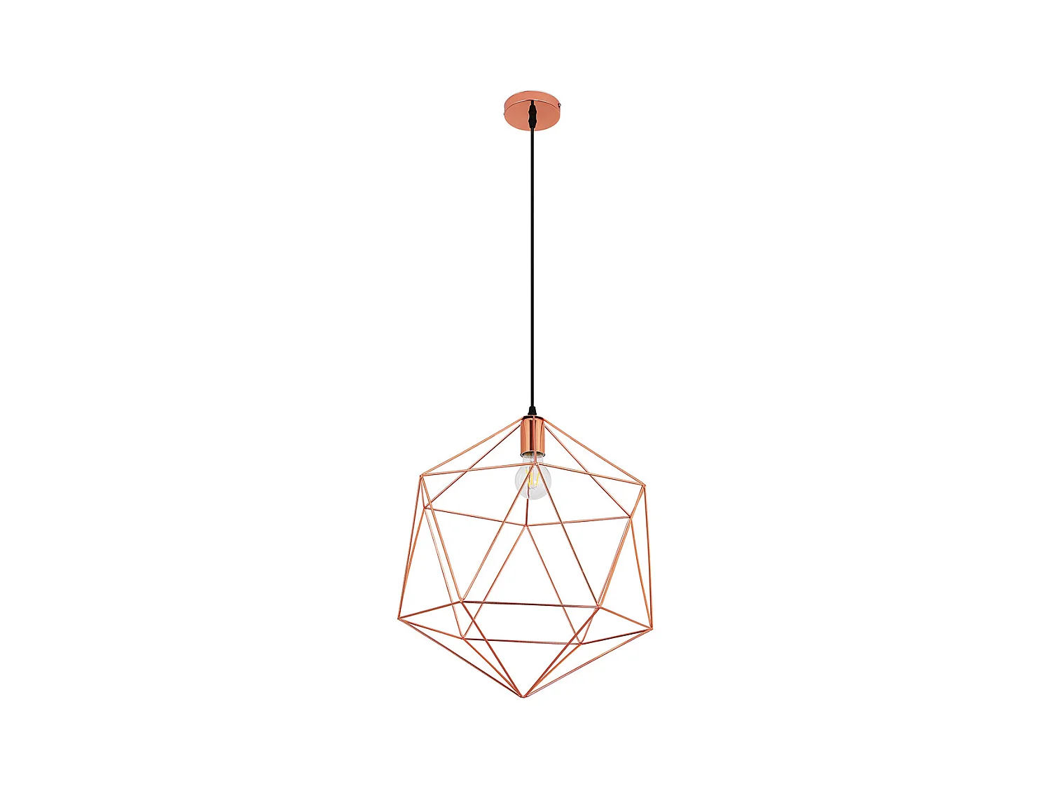 Lampe de plafond - Lampe suspendue au design vintage - Lara Rose Or