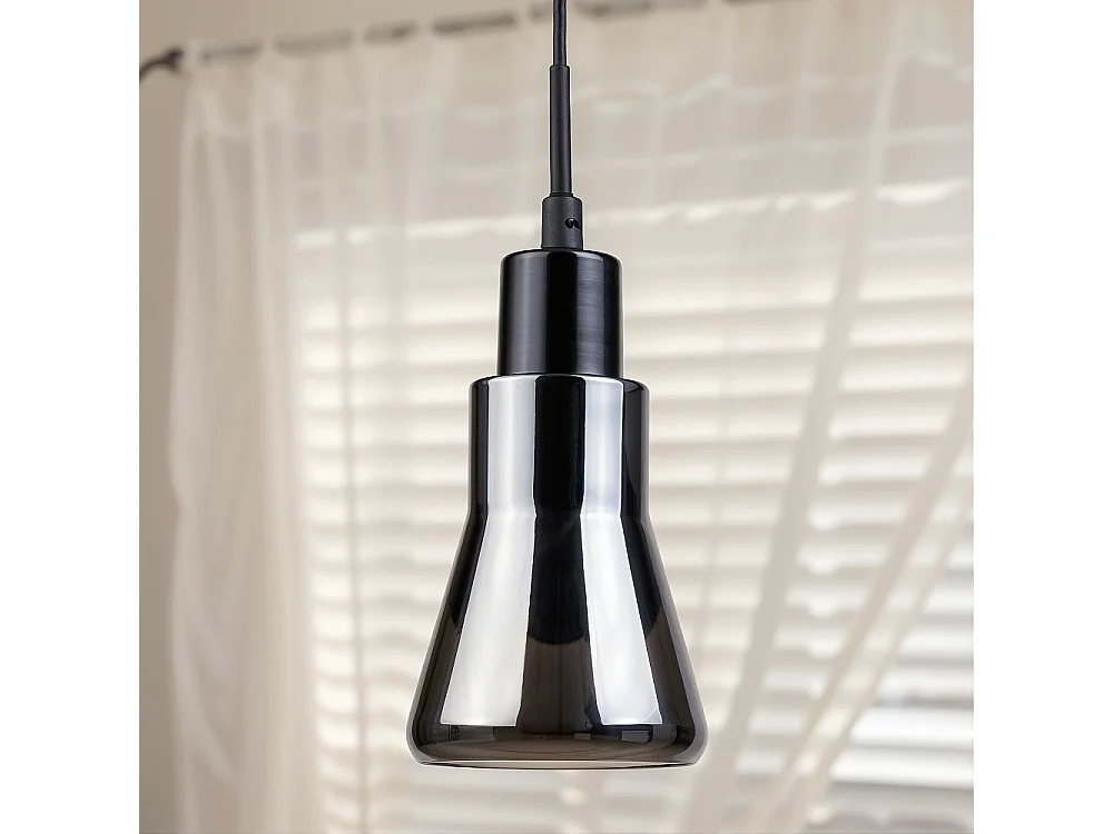 Lampada da soffitto - Piccola lampada a sospensione in metallo cromato - Carter