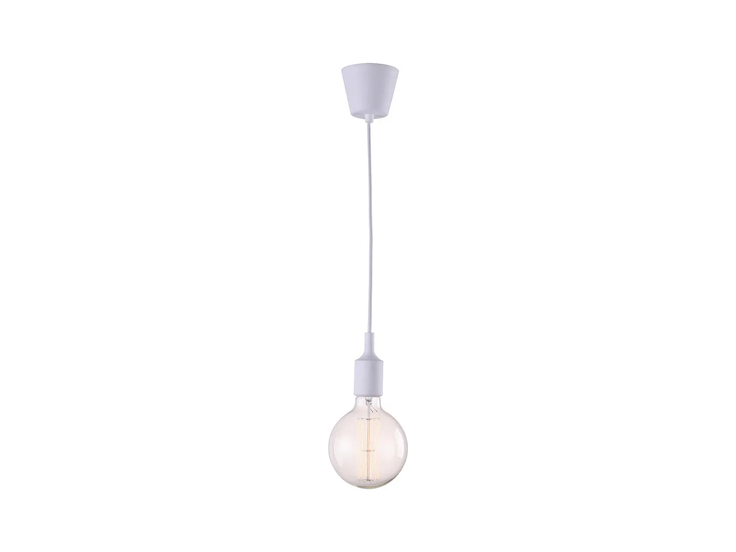Lampe de plafond à vis - Suspension - Axel Blanc