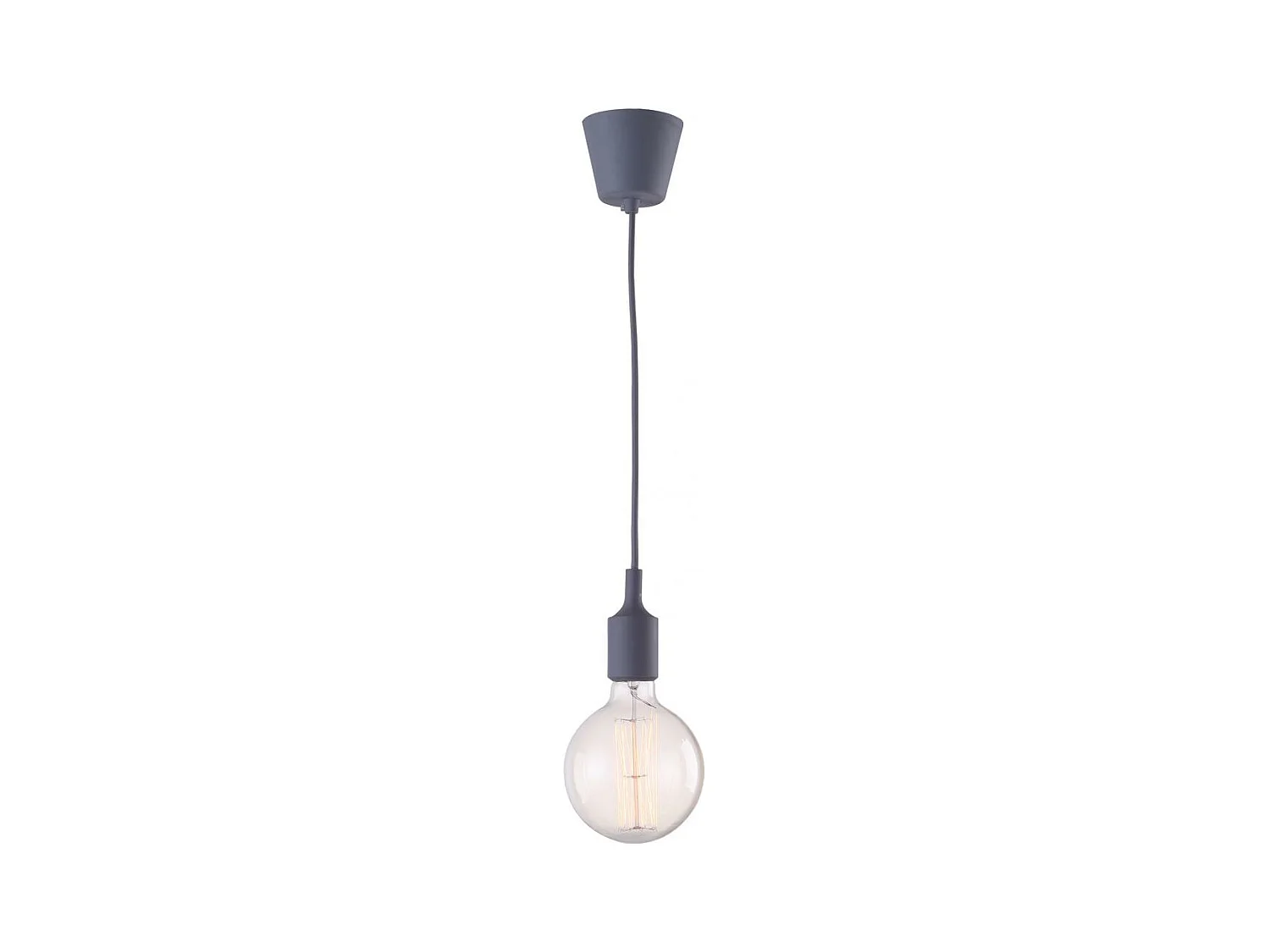 Lampe de plafond à vis - Suspension - Axel Gris