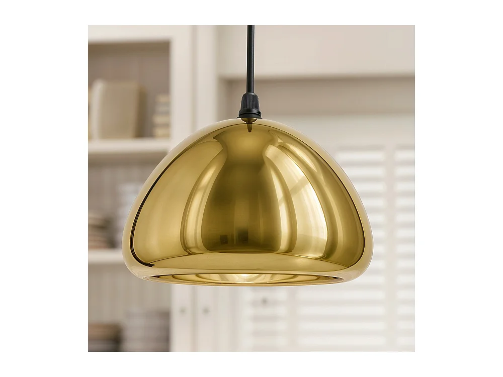 Lámpara de Techo de Diseño - Lámpara Colgante Metal Cromado - 18 cm -  Nullify