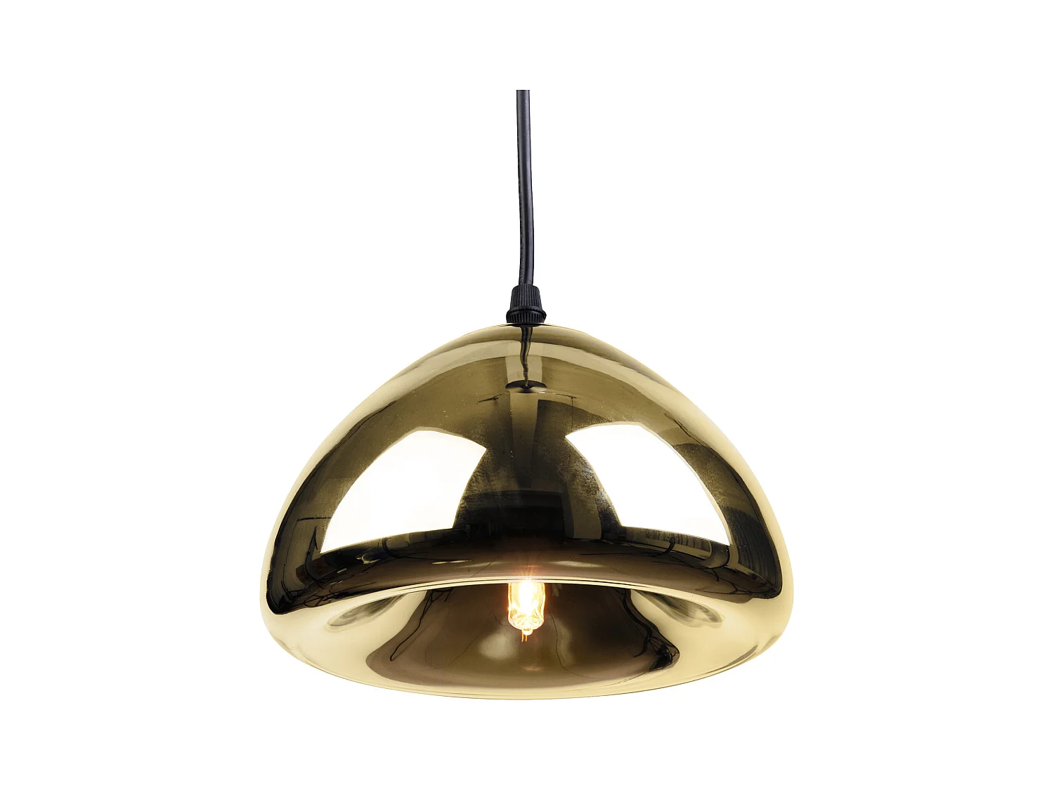 Lámpara de Techo de Diseño - Lámpara Colgante Metal Cromado - 18 cm -  Nullify