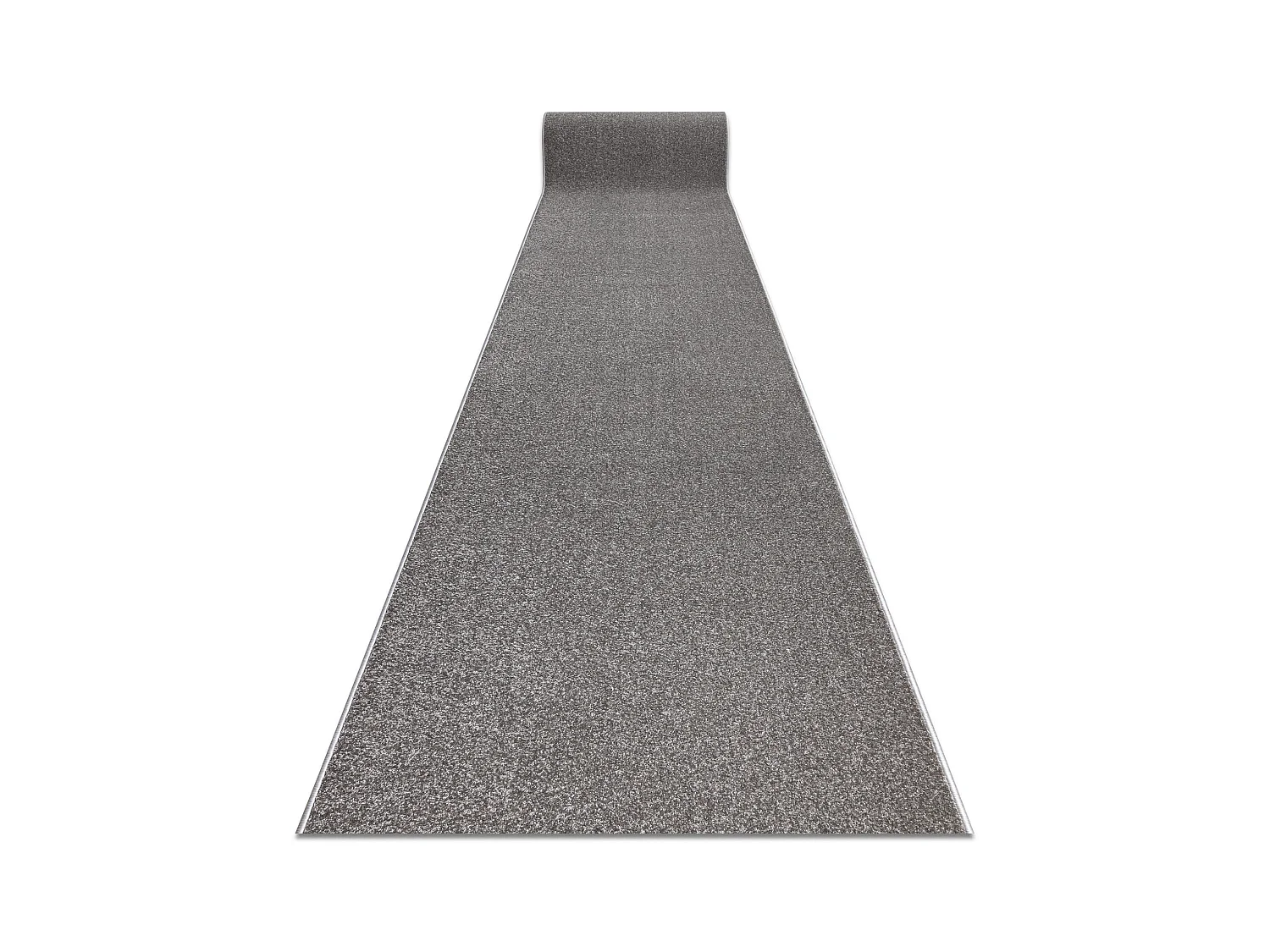 Tapis de couloir KARMEL plaine, une couleur gris 160x200 cm