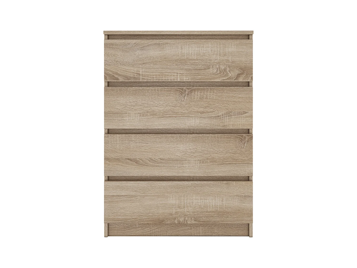 ASTER T4 - Cassettiera moderna con 4 cassetti - 97x70x40 - Mobile contenitore - Stile scandinavo - Aspetto legno