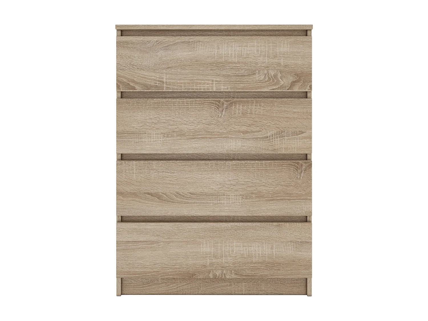 ASTER T4 - Cómoda moderna de 4 cajones - 97x70x40 - Mueble de almacenamiento - Estilo escandinavo - Imitación madera