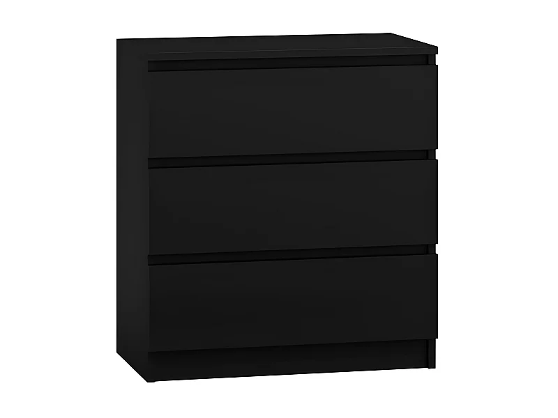 ASTER T3 - Cassettiera per camera / ufficio / soggiorno 70x40x75 3 cassetti - Mobile contenitore moderno - Cassettiera stile scandinavo - Spogliatoio