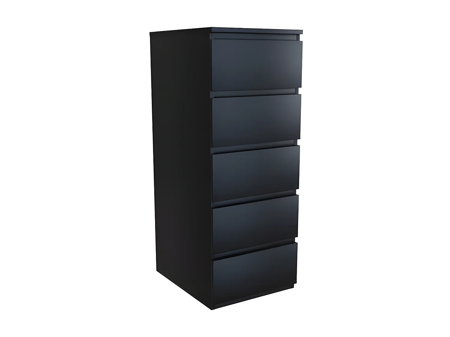 VENICE | Commode contemporaine haute chambre/salon/bureau 45x40x111 | 5 tiroirs coulissants | Meuble de rangement | Chiffonier