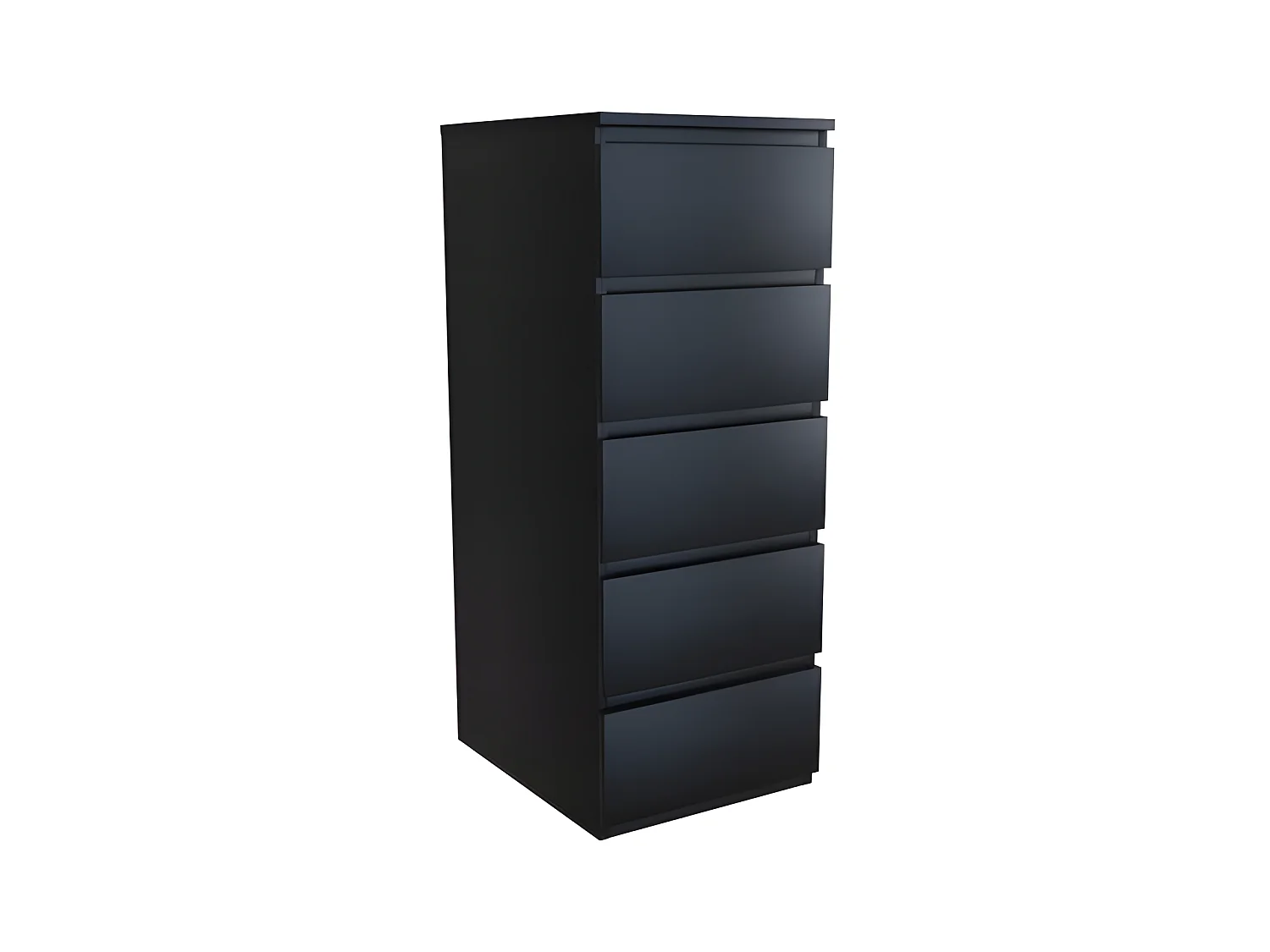 VENICE | Commode contemporaine haute chambre/salon/bureau 45x40x111 | 5 tiroirs coulissants | Meuble de rangement | Chiffonier