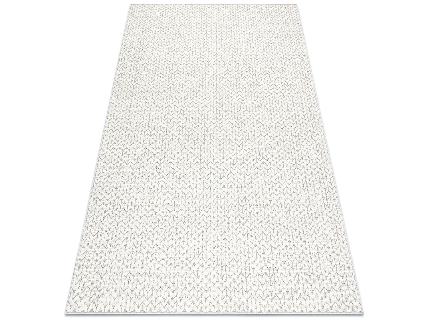 Tapijt SPRING 20467558 Zilverspar chevron Sisal , lus - beige  160x230 cm