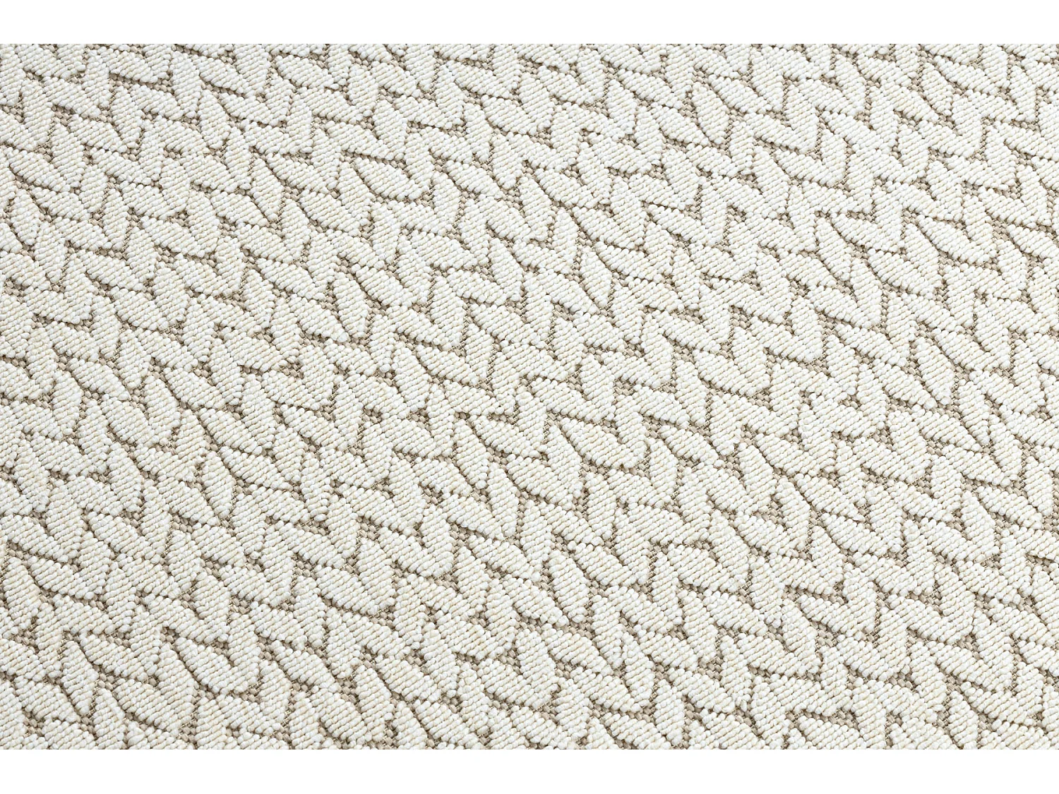 Tapijt SPRING 20467558 Zilverspar chevron Sisal , lus - beige  160x230 cm