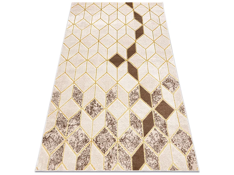 Tappeto MEFE moderno B400 Cubo, geometrico 3D - Structural due livelli 140x190 cm