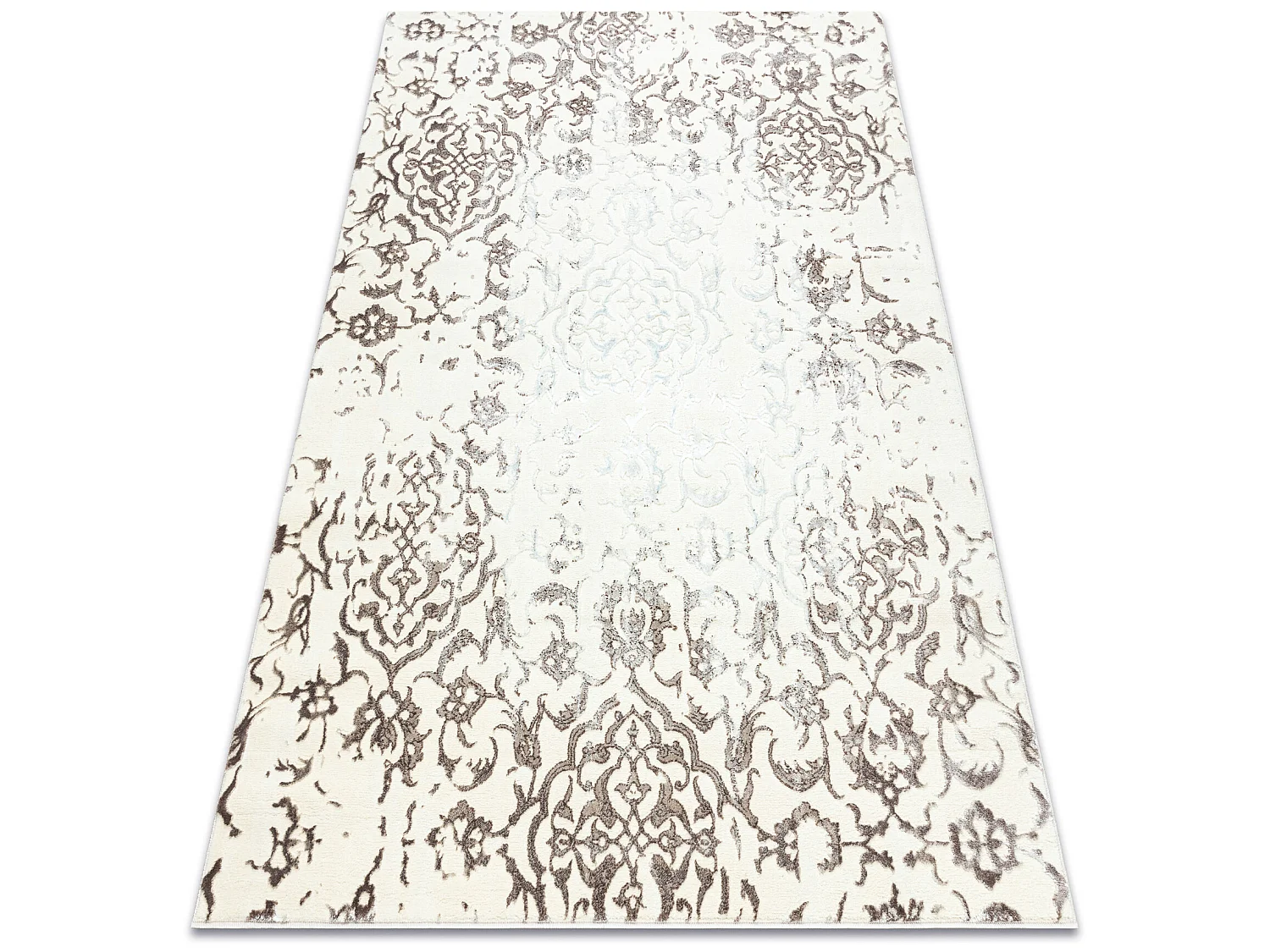 Tapijt CORE 247A Ornament Vintage - structureel, twee lagen vlies, cr� 140x190 cm