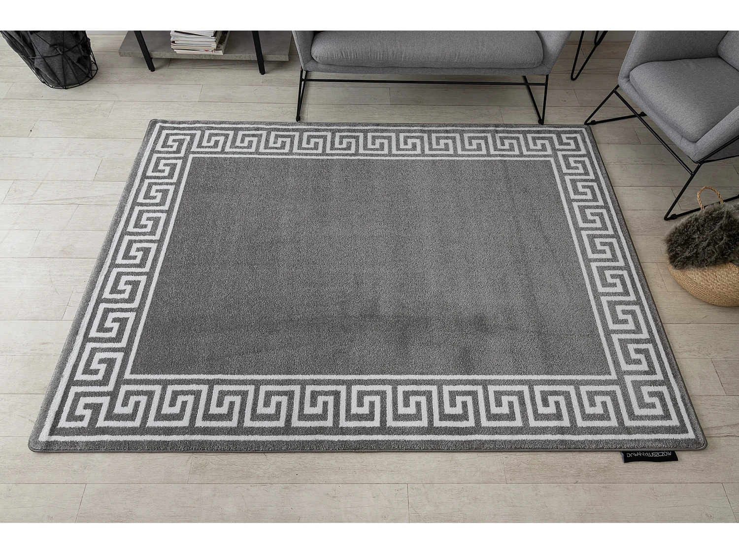 Tapis HAMPTON Grecos gris 120x170 cm