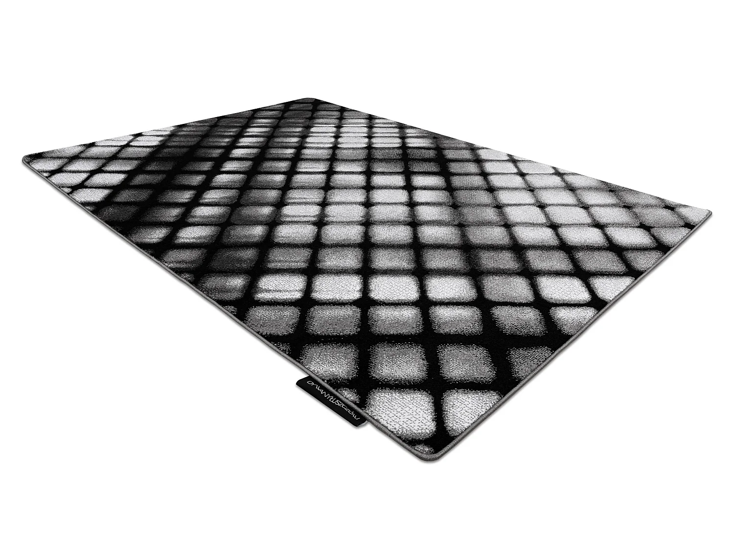 Tapijt INTERO REFLEX 3D Geruite , grijskleuring 140x190 cm