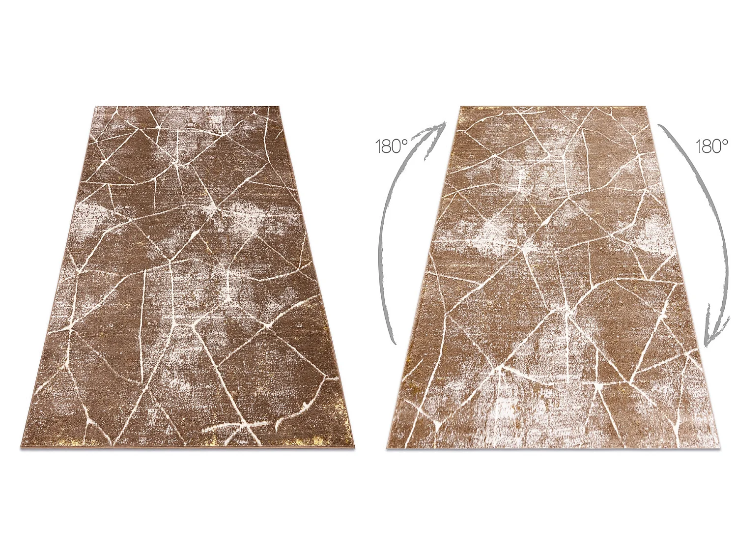 Tapijt MEFE modern 2783 marmeren , - Structureel, twee poolhoogte , do 140x190 cm