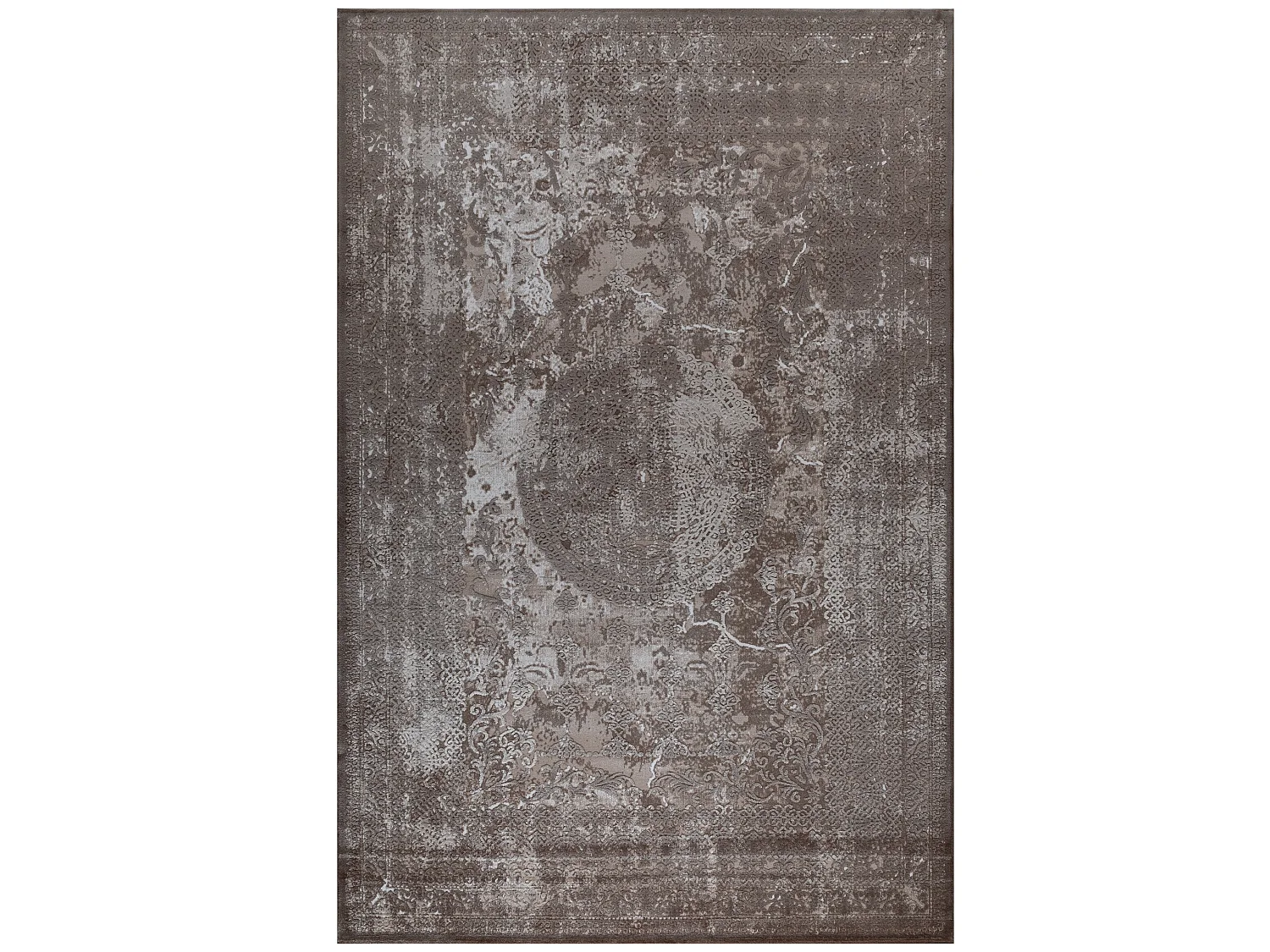 Tapis ACRYLIQUE VALENCIA 2328 ORNAMENT beige et marron 120x180 cm