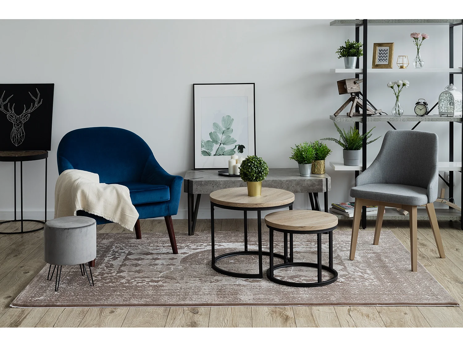 Tapis ACRYLIQUE VALENCIA 2328 ORNAMENT beige et marron 120x180 cm