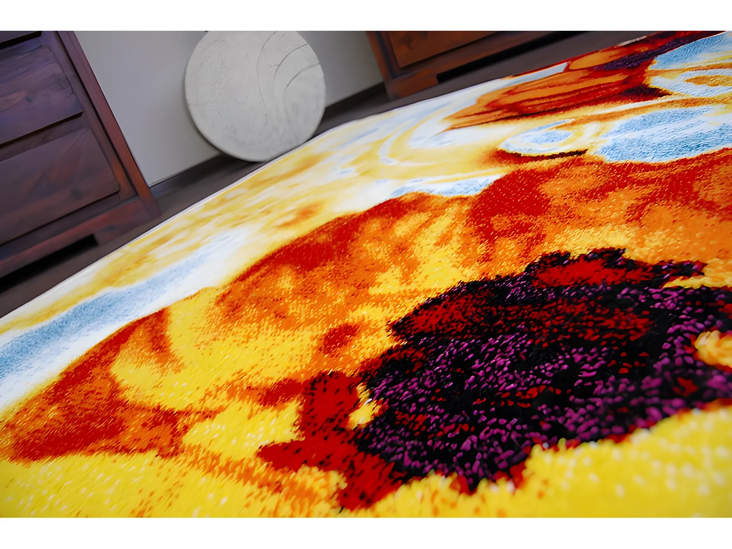 Tapis PEINT - F516 crème 140x190 cm