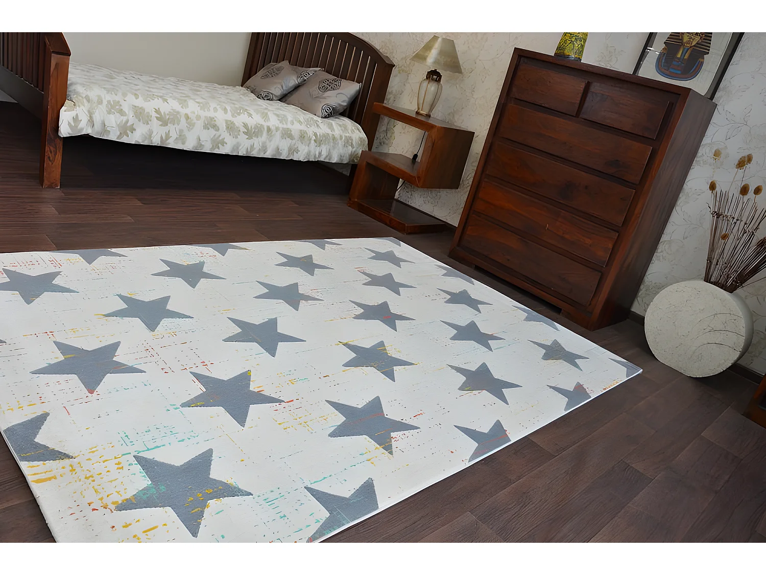 Tapis SCANDI 18209/063 - ÉTOILES 140x200 cm