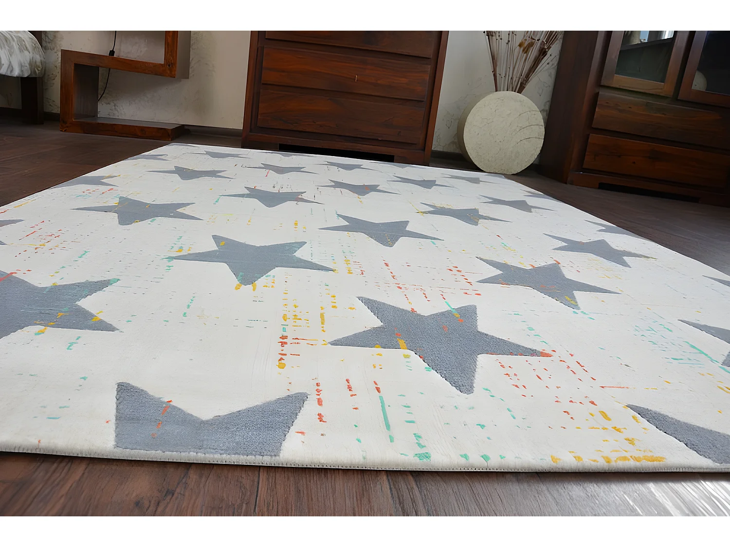 Tapis SCANDI 18209/063 - ÉTOILES 140x200 cm