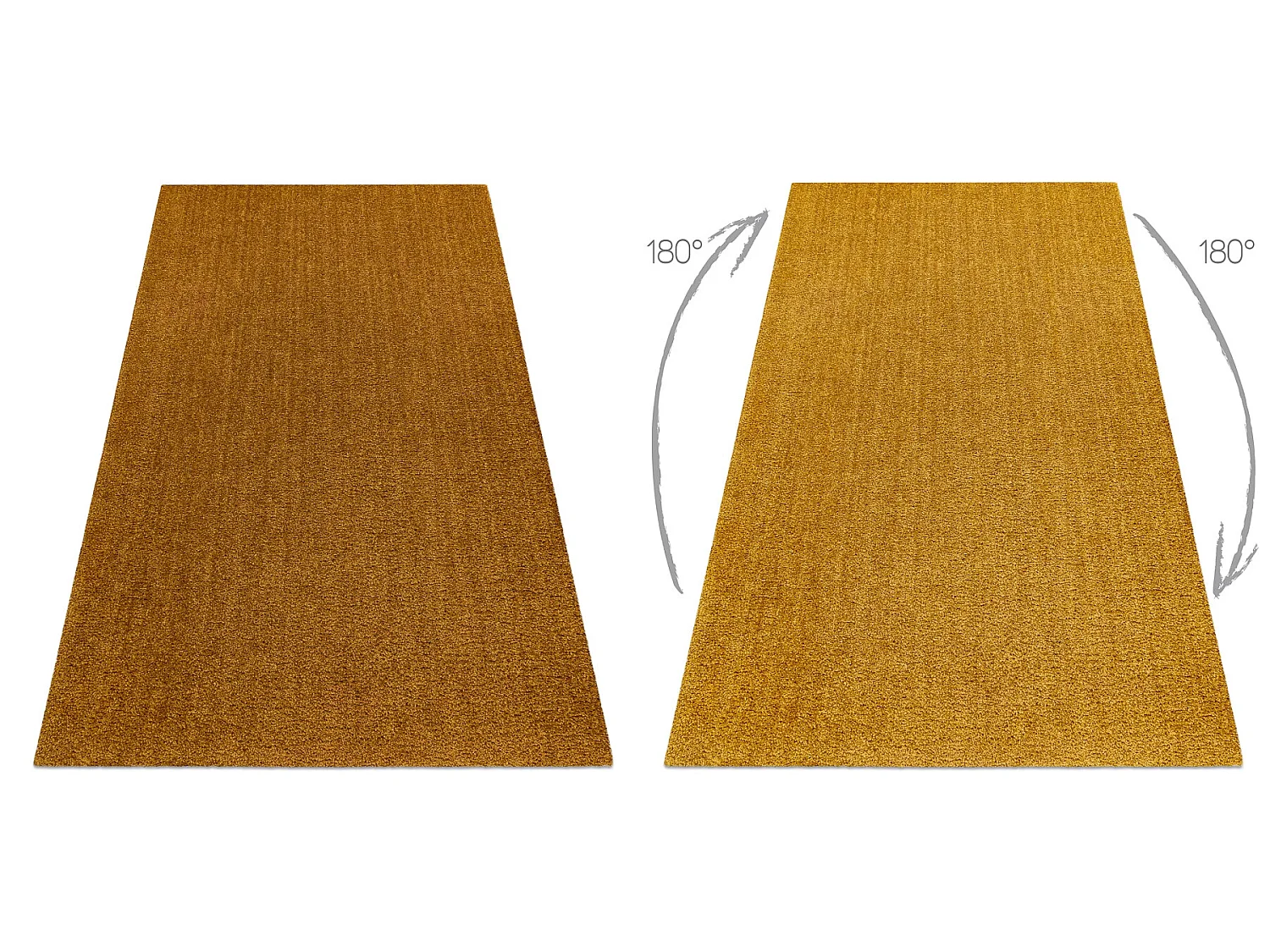 Modern Tapijt Wasbaar , LATIO 71351800 goud 120x170 cm