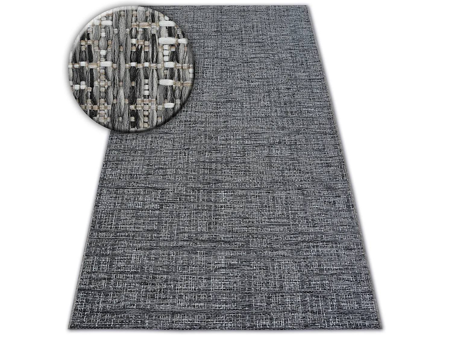 Tapis EN CORDE SIZAL LOFT 21126 MÉLANGE argentin/ivoire/gris 80x150 cm
