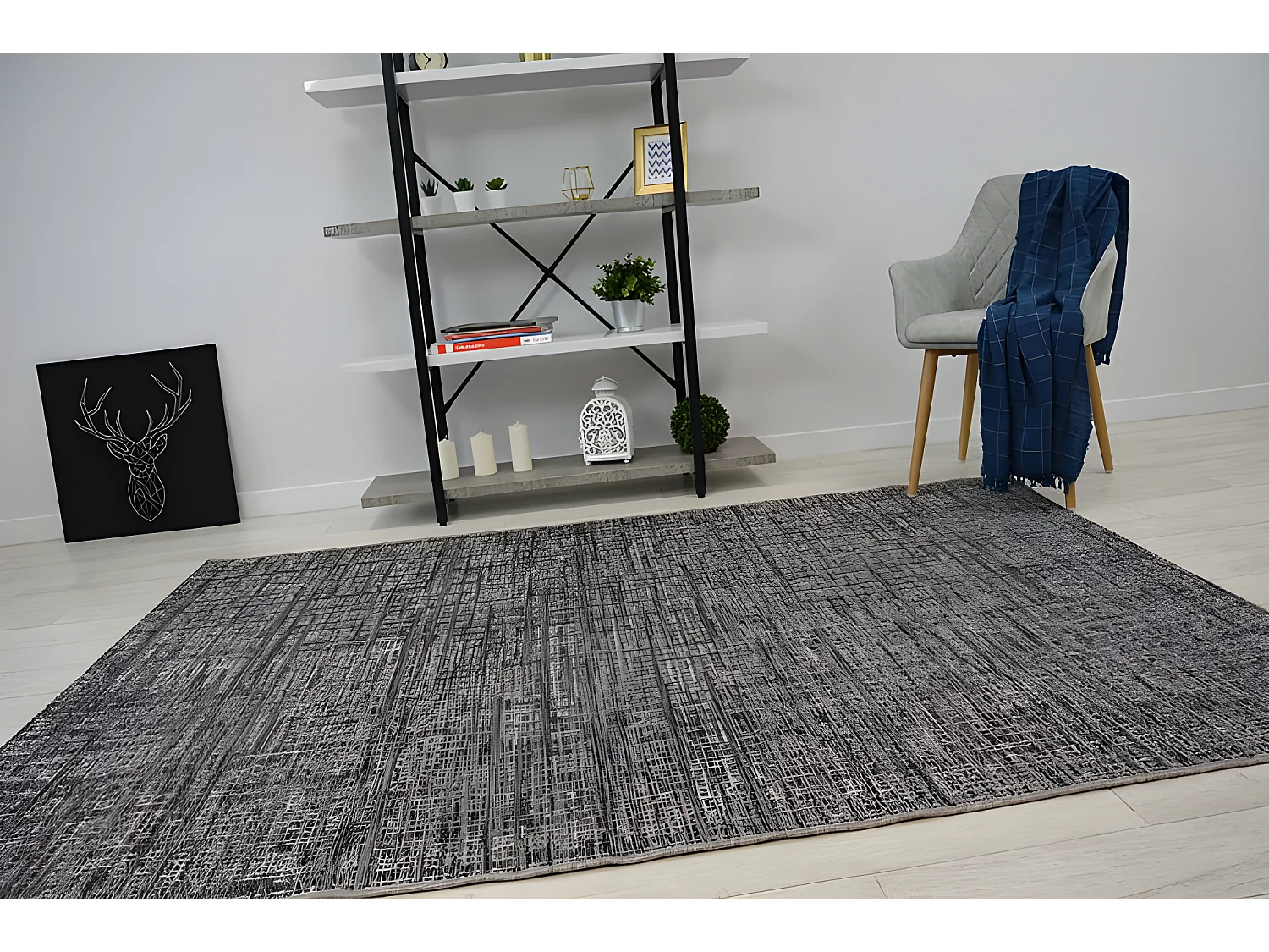 Tapis EN CORDE SIZAL LOFT 21126 MÉLANGE argentin/ivoire/gris 80x150 cm
