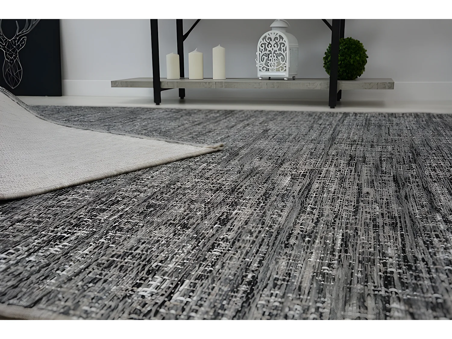 Tapis EN CORDE SIZAL LOFT 21126 MÉLANGE argentin/ivoire/gris 80x150 cm