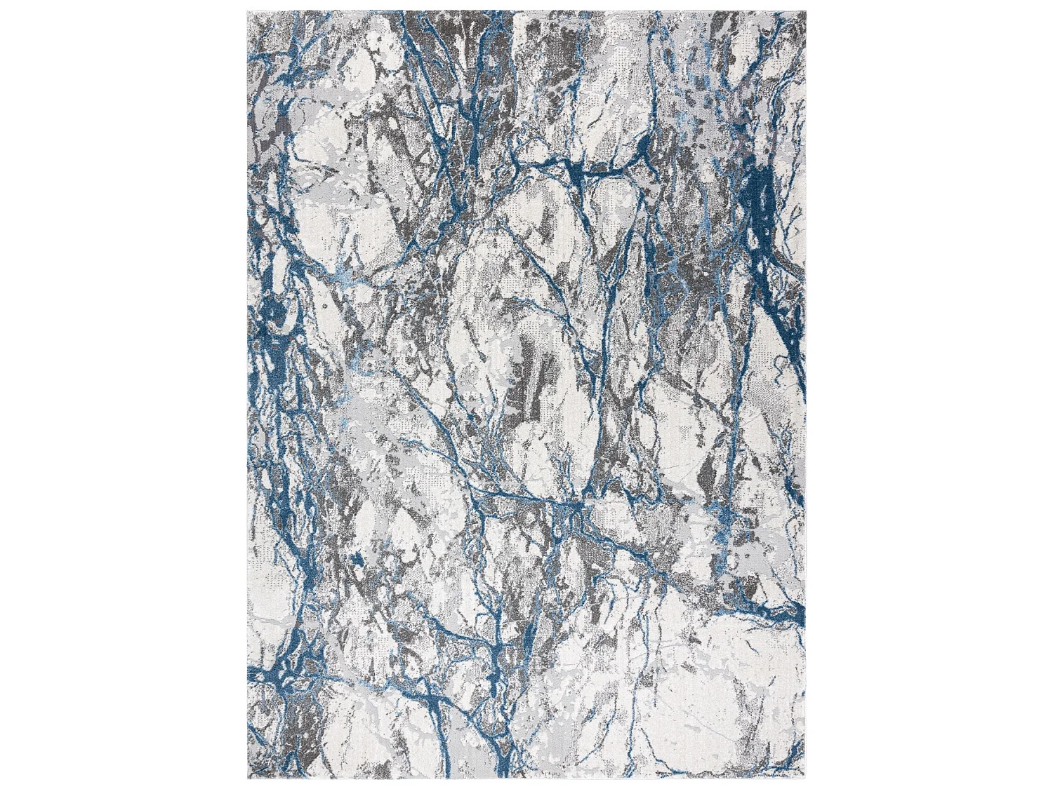 Tapijt NOBLE modern 9962 68 marmeren, steen, structureel, twee poolhoo 140x190 cm