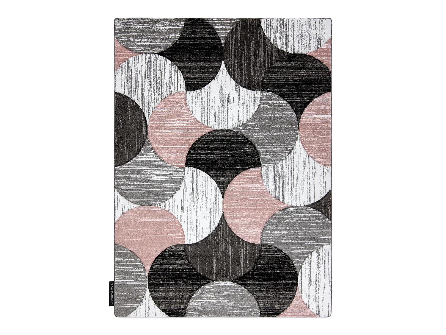 Tapis ALTER Geo coquillages rose 200x290 cm