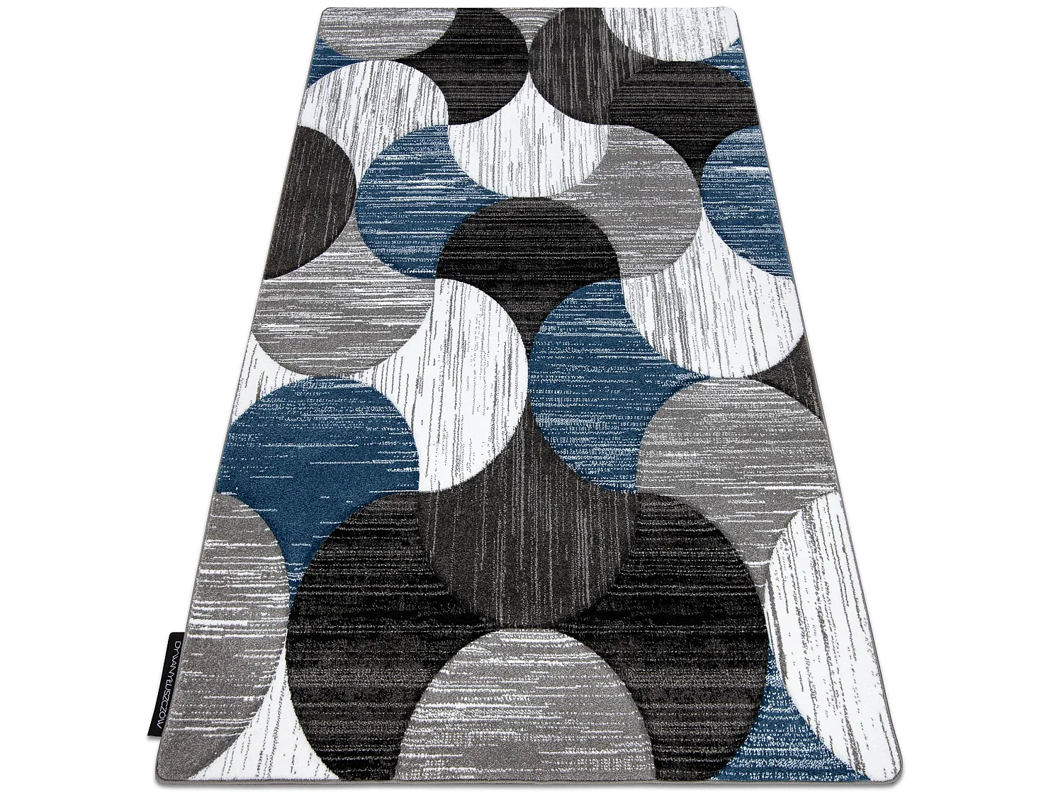 Teppich ALTER Geo Muscheln blau 200x290 cm